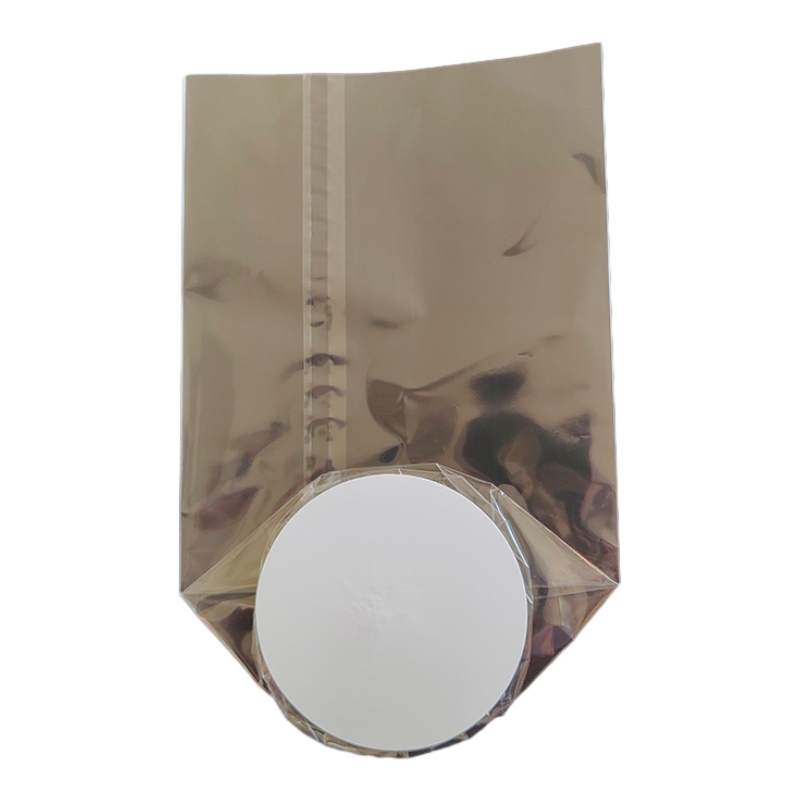 Clear Cellophane Round Bottom BOPP Plastic Bag Transparent Cylinder Plastic Bag with Cardboard