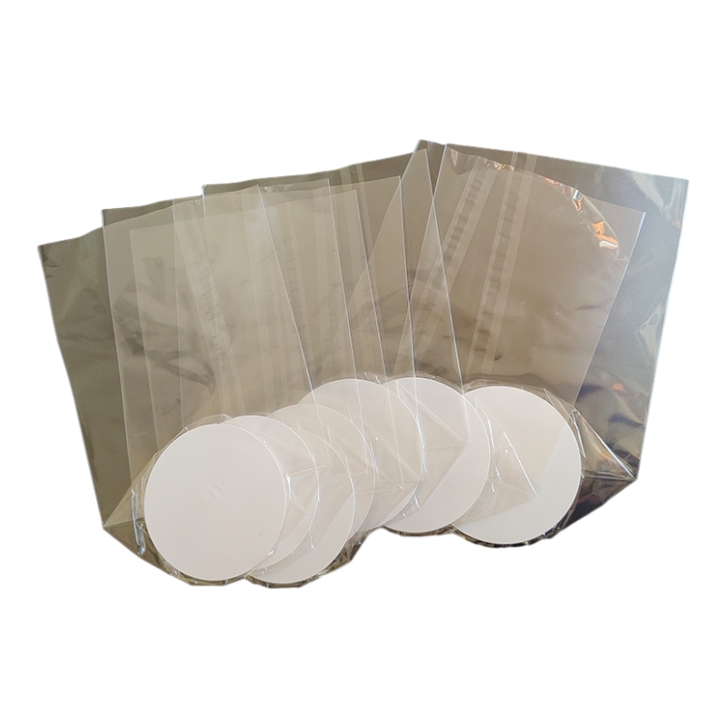 Clear Cellophane Round Bottom BOPP Plastic Bag Transparent Cylinder Plastic Bag with Cardboard