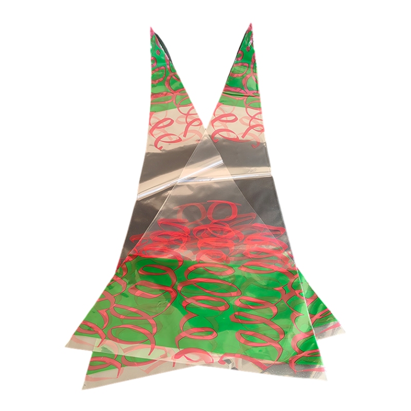 Disposable Treat Clear Cello Sweet Bags  Bopp Transparent Custom Plastic Piping Food Candy Packaging Triangle Cone Bags