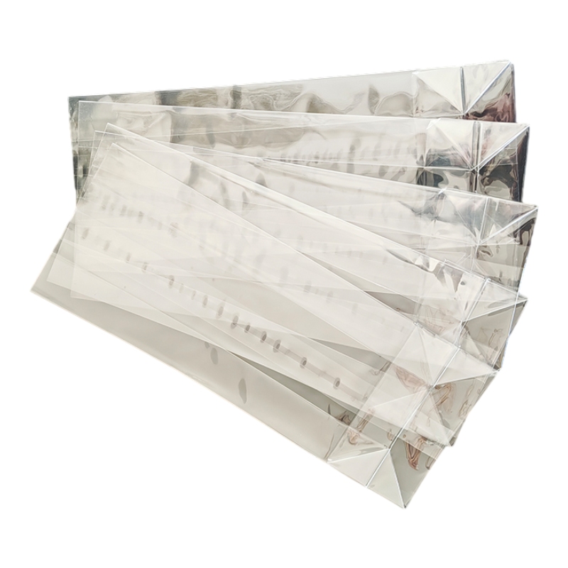 Clear Flat Bottom Gusset Cellophane crystal clear  Bag Food Grade OPP Poly Snack Cookie Bag